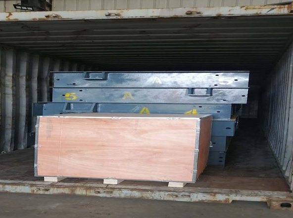 出口斯里蘭卡汽車衡發(fā)貨現場